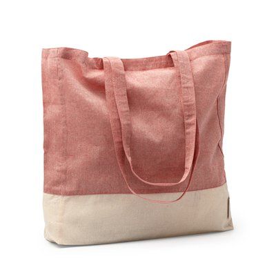 Bolsa de algodón reciclado bicolor