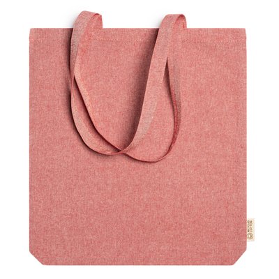 Bolsa de algodón reciclado jaspeado