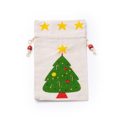 Bolsa de algodón para regalo navideño Arbol