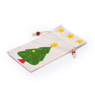 Bolsa de algodón para regalo navideño