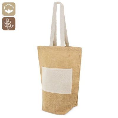 Bolsa de Algodón y Yute con Bolsillo Vt