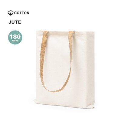 Bolsa Algodón180g/m2 con Asas de Corcho