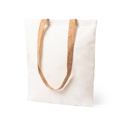 Bolsa Algodón180g/m2 con Asas de Corcho