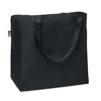 Bolsa Amplia de Compra y Playa RPET Negro