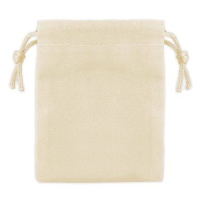 Bolsa de Antelina con Cordón 8x10cm BE