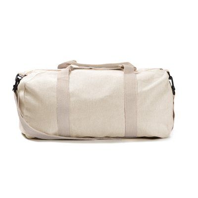 Bolsa con bandolera de algodón reciclado 320 g/m² Crudo