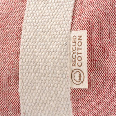 Bolsa con bandolera de algodón reciclado 320 g/m²