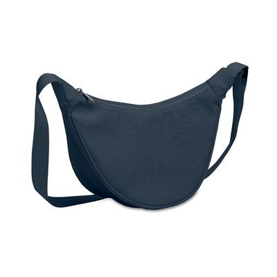 Bolsa bandolera con bolsillos interiores Azul