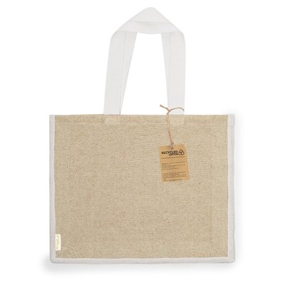 Bolsa Bicolor de Algodón y Yute 8Kg Natu