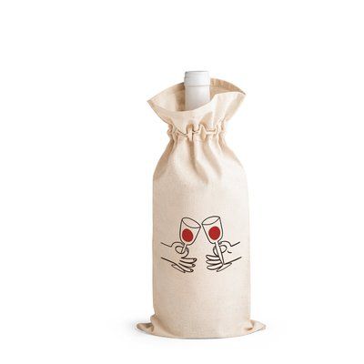 Bolsa para botella de algodón