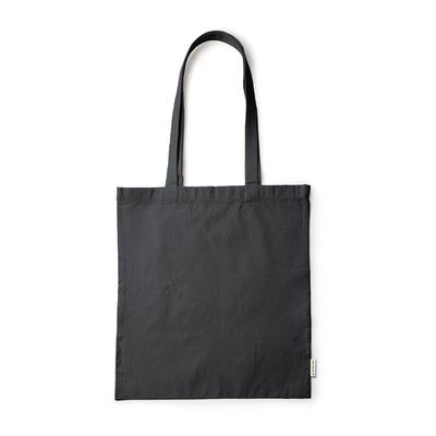 Bolsa de cáñamo con asas reforzadas Negro