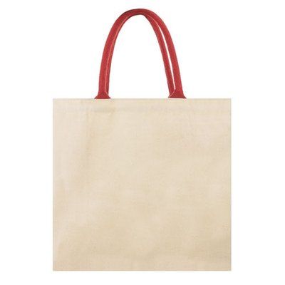 Bolsa Canvas con Asa de Color Reforzada