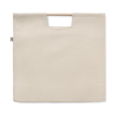 Bolsa Canvas de Compra con Asa de Bambú