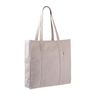 Bolsa de canvas reciclado de 360 gramos Natural