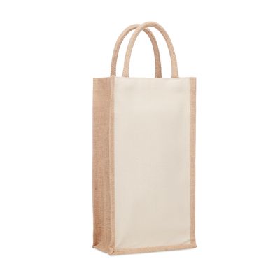 Bolsa Canvas y Yute para Vino