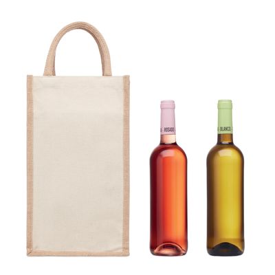 Bolsa Canvas y Yute para Vino