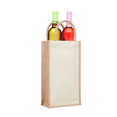 Bolsa Canvas y Yute para Vino