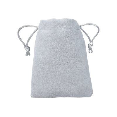 Bolsa de colores pequeña de antelina Gri