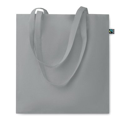 Bolsa Comercio Justo Asas Largas Gris