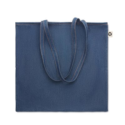 Bolsa Compra Denim 250gr Asas Largas Azul