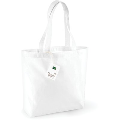 Bolsa de compra al hombro White