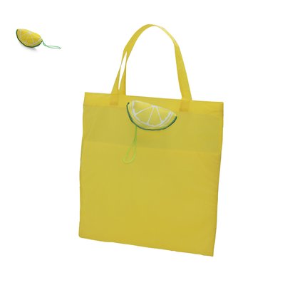 Bolsa compra plegable limón y sandia 