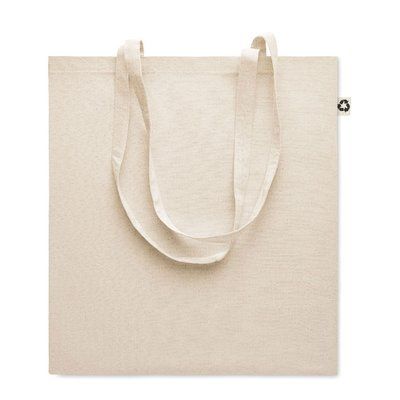 Bolsa Compra Reciclada/Natural con Asas Largas