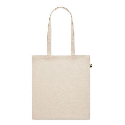 Bolsa Compra Reciclada/Natural con Asas Largas