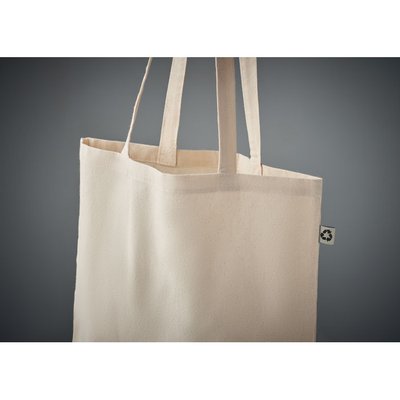 Bolsa Compra Reciclada/Natural con Asas Largas