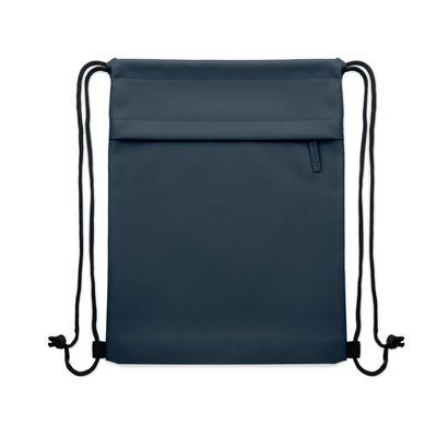 Bolsa con cordón y bolsillo frontal