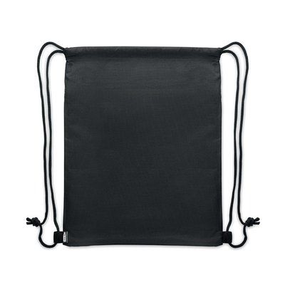 Bolsa con cordón y bolsillo frontal