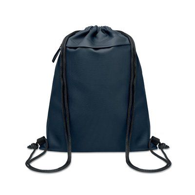 Bolsa con cordón y bolsillo frontal