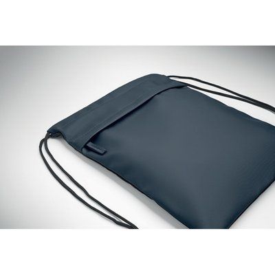 Bolsa con cordón y bolsillo frontal
