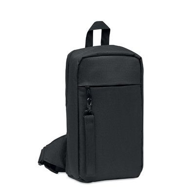 Bolsa Cruzada RPET 600D Negro