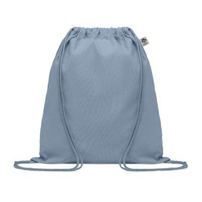Bolsa Cuerdas Algodón Orgánico Azul Bebé