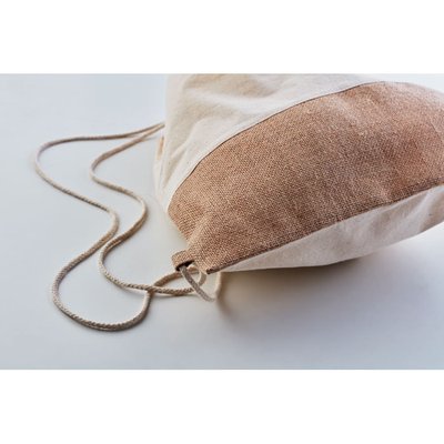 Bolsa cuerdas en yute y algodón