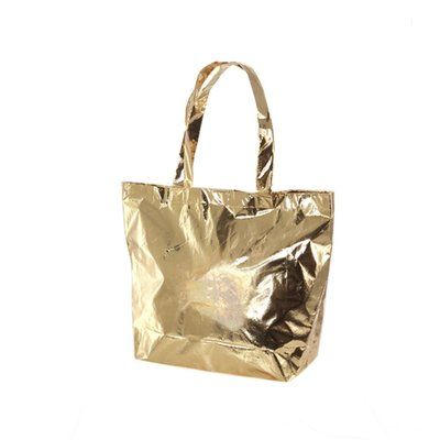 Bolsa de non-woven acabado metalico de 110 g/m²