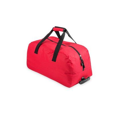 Bolsa de poliéster con ruedas Rojo