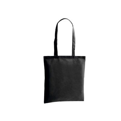 Bolsa de tela non-woven cosida 80 g/m² Negro