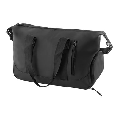 Bolsa de deporte con bolsillos y zapatillero Negro