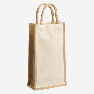 Bolsa con doble compartimento para botellas