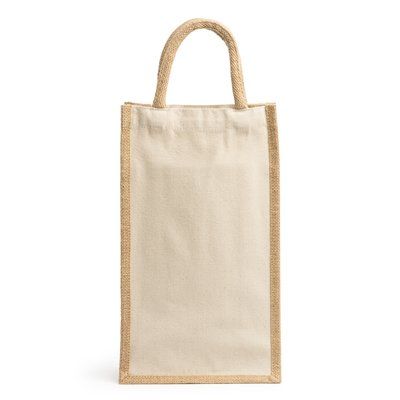 Bolsa con doble compartimento para botellas