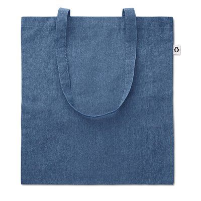 Bolsa ecológica de algodón reciclado 140 g/m² Azul Royal