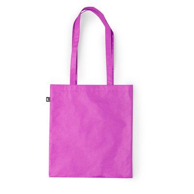 Bolsa ecológica de plástico reciclado en acabado mate Fucsi