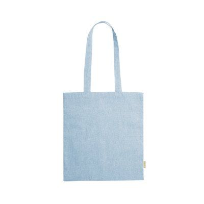 Bolsa ecológica resistente de algodón reciclado Azul Claro
