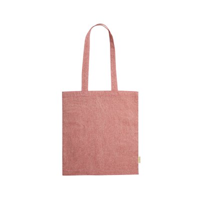 Bolsa ecológica resistente de algodón reciclado Roj