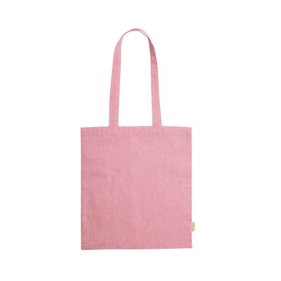 Bolsa ecológica resistente de algodón reciclado Rosa