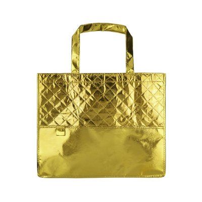 Bolsa en non-woven laminado brillante 110 g/m² Oro