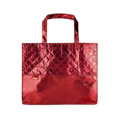 Bolsa en non-woven laminado brillante 110 g/m² Rojo
