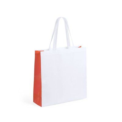 Bolsa en non woven laminado de 110 g/m² Naranja